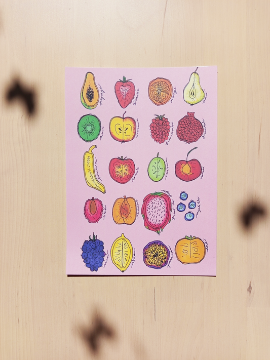 Les Imparfaites : Illustration Fruitée