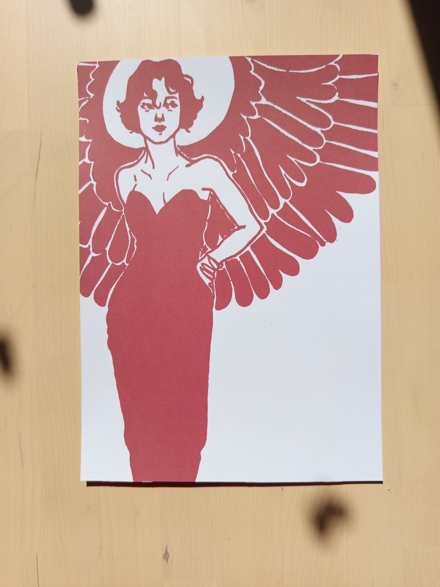 Illustration Celle qui a des ailes