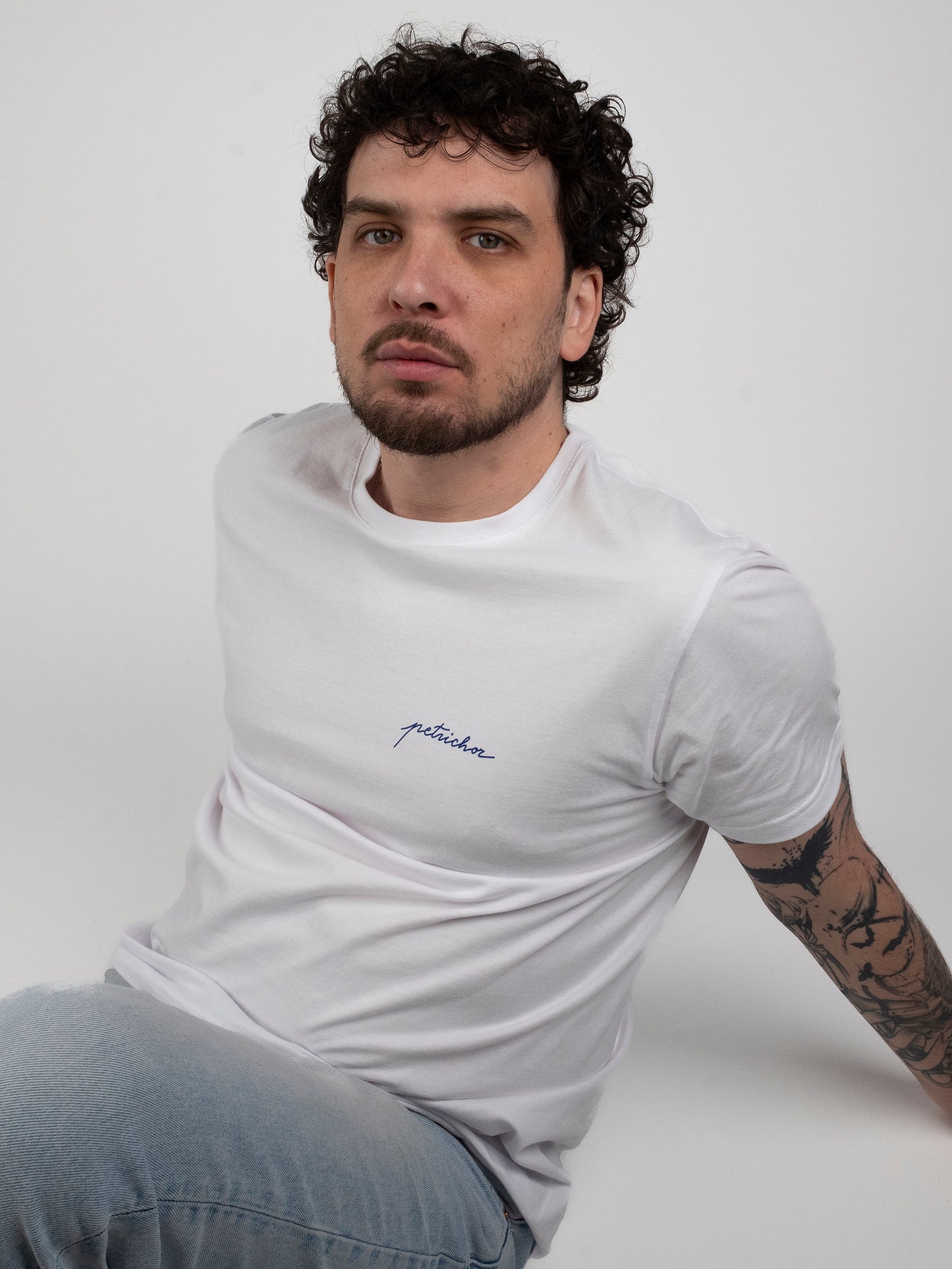 T-shirt oversize coton bio Smoking Stars (Illustration Dos)