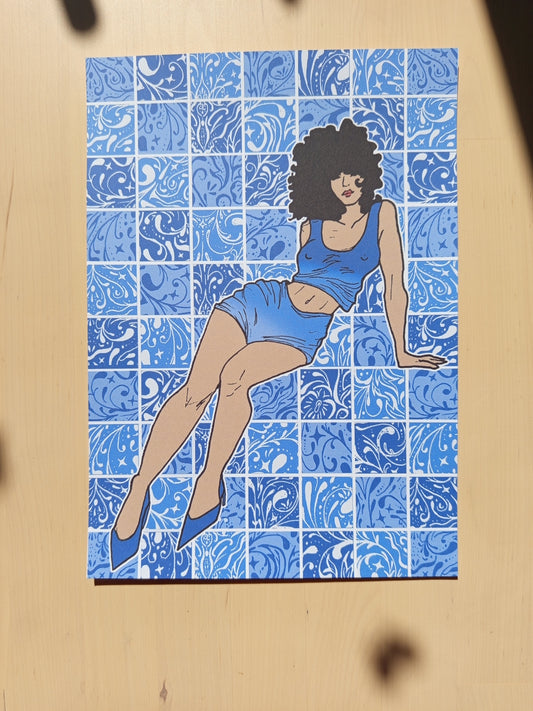 Illustration La femme aux faïences