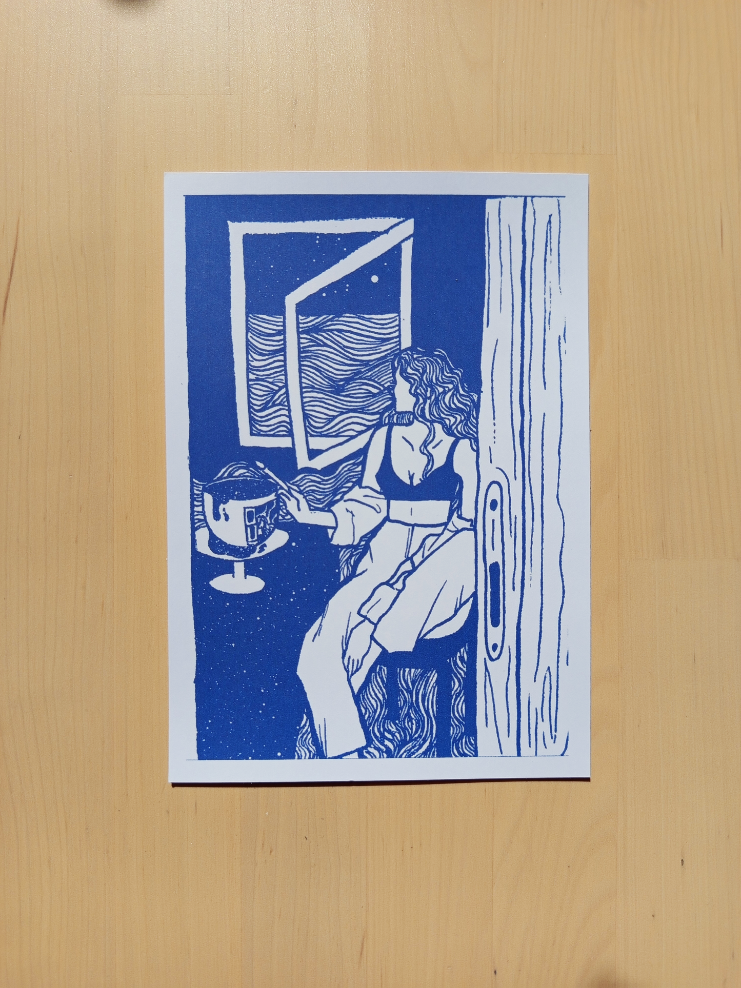 Illustration Searching the starlight
