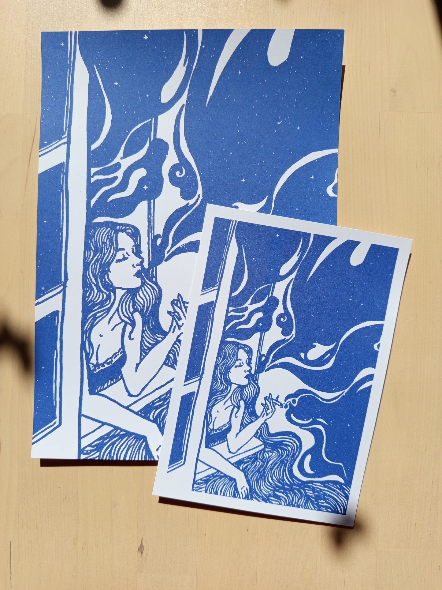 Illustration Smoking Stars