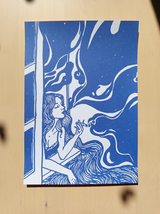Illustration Smoking Stars