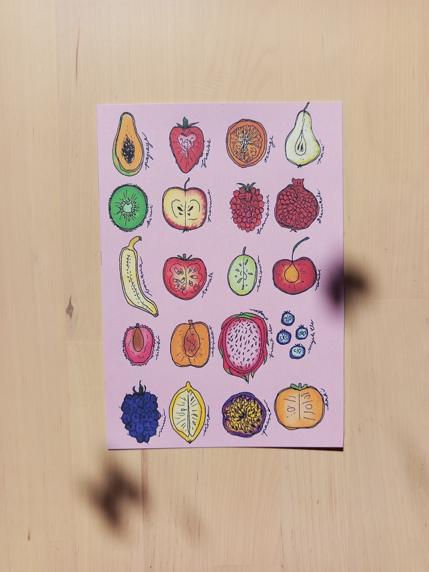 Illustration Fruitée