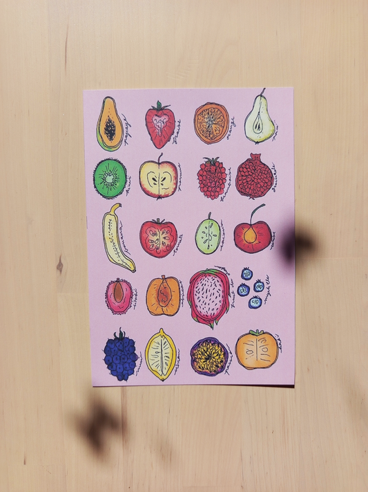 Illustration Fruitée